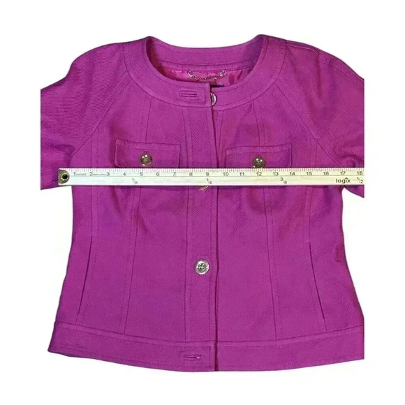 Talbots Women’s Skirt Suit Pink Barbiecore Cotton Lined Career Office. 4p & 2 - Picture 12 of 15